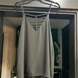 Torrid Charcoal Strappy Blouse